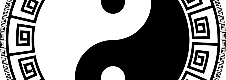 This is an image of Yin Yang in an article on Divine Feminine & Divine Masculine based on the book 'When Spirit Meetes Science'