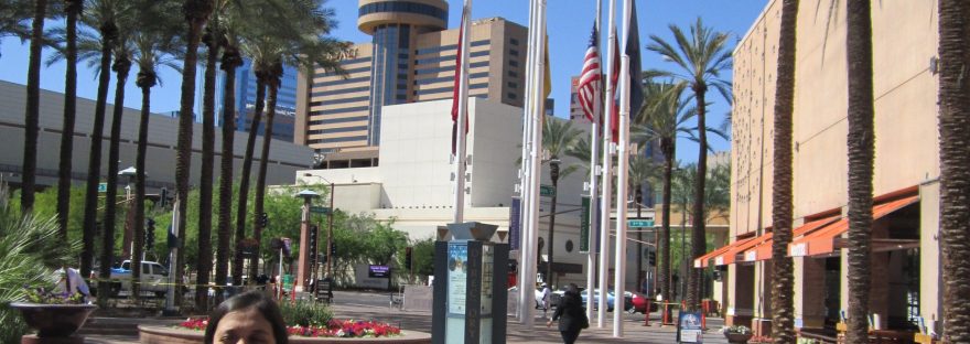 This is an image of Phoenix, Arizona ina blog post on healing at Phoenix Arizona by Haripriya Suraj , Reiki Master